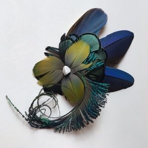 Feather Hairpin or Brooch